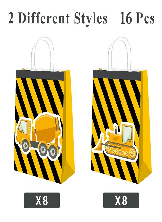 BQK 16 Pcs Construction Party Bags with Handles Construction Party Decorations - Image 5